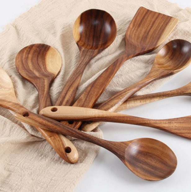 Pack Wooden Utensils